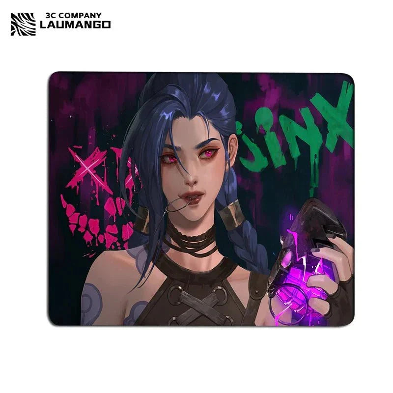 Arcane Computer Mat featuring sleek design with a non-slip base and anti-fray edges.